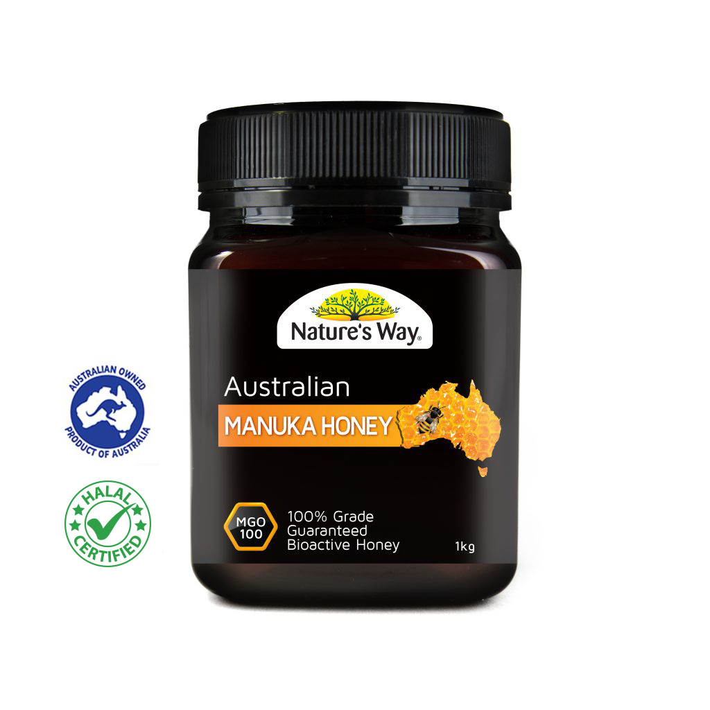 Nature’s Way Australian Manuka Honey MGO 100 1kg Natures Way