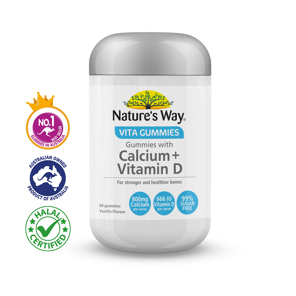 Nature’s Way Vita Gummies High Strength With Calcium + Vitamin D